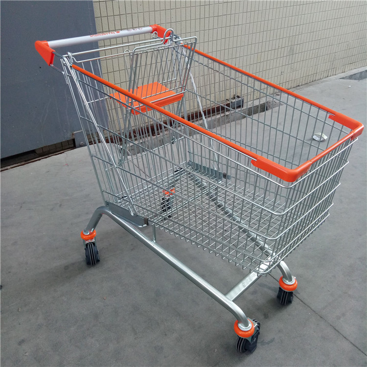 廣東廠家直銷超市購(gòu)物車手推車商場(chǎng)理貨車