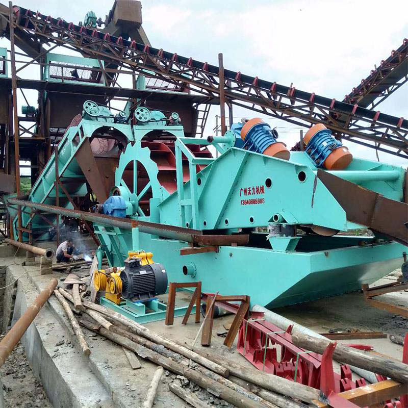 沃力洗砂機廠家  洗沙機械產量高，操作簡單