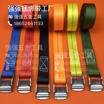 快速按扣式綁帶25mm鋅合金壓扣物品收緊帶簡(jiǎn)易捆綁帶行李扎帶