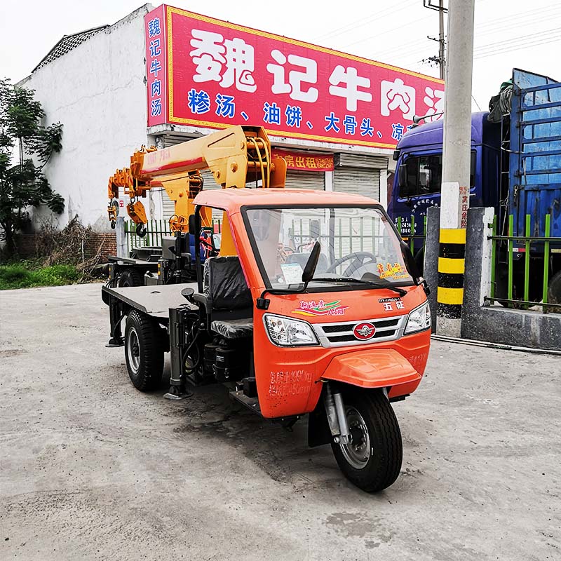 生產(chǎn)移樹(shù)背樹(shù)隨車(chē)吊 操作簡(jiǎn)單三輪車(chē)自備吊 真的很便宜
